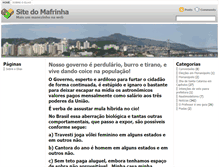 Tablet Screenshot of mafrinha.com.br